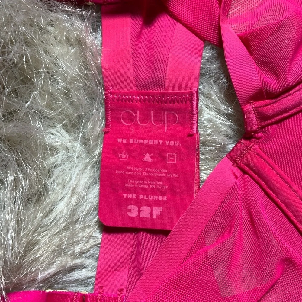 CUUP Fuchsia Mesh Bra